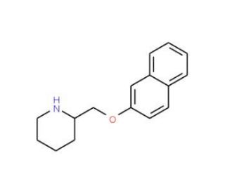 2-[(2-Naphthyloxy)methyl]piperidine - chemical structure image