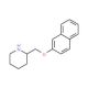 2-[(2-Naphthyloxy)methyl]piperidine - chemical structure image