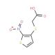 2-[(2-nitrothiophen-3-yl)sulfanyl]acetic acid - chemical structure image