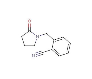 2-[(2-oxopyrrolidin-1-yl)methyl]benzonitrile - chemical structure image