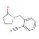 2-[(2-oxopyrrolidin-1-yl)methyl]benzonitrile - chemical structure image