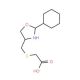 2-{[(2-phenyl-1,3-oxazol-4-yl)methyl]sulfanyl}acetic acid - chemical structure image