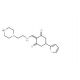 2-{[(2-Piperazin-1-ylethyl)amino]methylene}-5-thien-2-ylcyclohexane-1,3-dione - chemical structure image