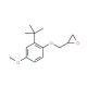 2-[(2-tert-butyl-4-methoxyphenoxy)methyl]oxirane - chemical structure image