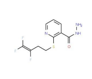 2-[(3,4,4-Trifluoro-3-butenyl)sulfanyl]-nicotinohydrazide - chemical structure image