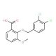 2-[(3,4-Dichlorobenzyl)oxy]-3-methoxybenzoic acid - chemical structure image