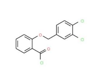 2-[(3,4-dichlorobenzyl)oxy]benzoyl chloride - chemical structure image