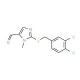 2-[(3,4-Dichlorobenzyl)sulfanyl]-1-methyl-1H-imidazole-5-carbaldehyde - chemical structure image