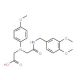 [{2-[(3,4-Dimethoxybenzyl)amino]-2-oxoethyl}-(4-methoxyphenyl)amino]acetic acid - chemical structure image
