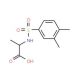 2-{[(3,4-dimethylphenyl)sulfonyl]amino}propanoic acid - chemical structure image