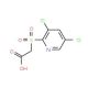 2-[(3,5-Dichloro-2-pyridinyl)sulfonyl]acetic acid - chemical structure image
