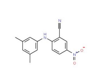 2-[(3,5-Dimethylphenyl)amino]-5-nitrobenzonitrile - chemical structure image