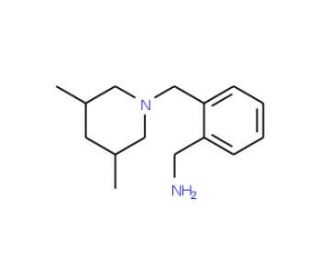 {2-[(3,5-dimethylpiperidin-1-yl)methyl]phenyl}methanamine - chemical structure image