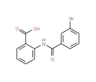 2-[(3-bromobenzene)amido]benzoic acid - chemical structure image