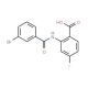 2-[(3-bromobenzoyl)amino]-4-fluorobenzoic acid - chemical structure image