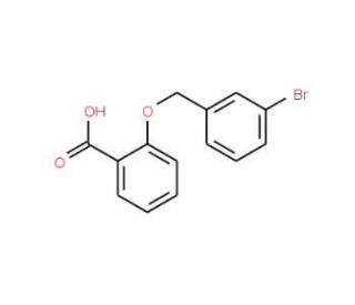 2-[(3-Bromobenzyl)oxy]benzoic acid (CAS 743453-43-2) - chemical structure image