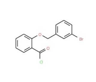 2-[(3-bromobenzyl)oxy]benzoyl chloride - chemical structure image