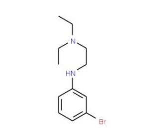 {2-[(3-bromophenyl)amino]ethyl}diethylamine - chemical structure image