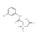 2-({[(3-bromophenyl)carbamoyl]methane}sulfonyl)acetic acid - chemical structure image