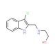 2-[(3-Chloro-1H-indol-2-ylmethyl)-amino]-ethanol - chemical structure image