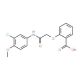 2-[(3-Chloro-4-methoxy-phenylcarbamoyl)-methoxy]-benzoic acid - chemical structure image