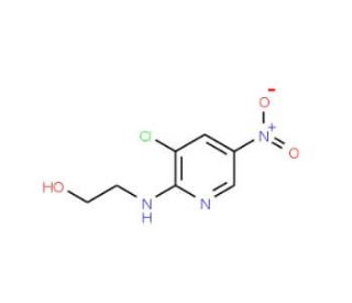 2-[(3-Chloro-5-nitro-2-pyridinyl)amino]-1-ethanol - chemical structure image