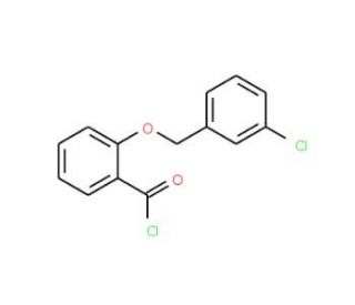 2-[(3-chlorobenzyl)oxy]benzoyl chloride - chemical structure image