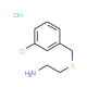 2-[(3-Chlorobenzyl)sulfanyl]ethylamine hydrochloride - chemical structure image
