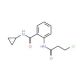 2-[(3-chloropropanoyl)amino]-N-cyclopropylbenzamide - chemical structure image