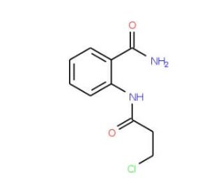 2-[(3-chloropropanoyl)amino]benzamide - chemical structure image