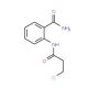 2-[(3-chloropropanoyl)amino]benzamide - chemical structure image