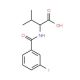 2-[(3-fluorobenzoyl)amino]-3-methylbutanoic acid - chemical structure image