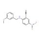 2-[(3-Methoxybenzyl)amino]-5-nitrobenzonitrile - chemical structure image