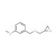 2-{[(3-methoxybenzyl)oxy]methyl}oxirane - chemical structure image