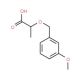 2-[(3-methoxybenzyl)oxy]propanoic acid - chemical structure image