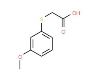 2-[(3-methoxyphenyl)sulfanyl]acetic acid - chemical structure image