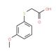2-[(3-methoxyphenyl)sulfanyl]acetic acid - chemical structure image