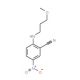 2-[(3-Methoxypropyl)amino]-5-nitrobenzonitrile - chemical structure image