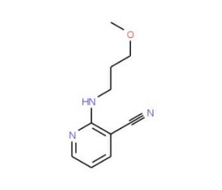 2-[(3-Methoxypropyl)amino]nicotinonitrile - chemical structure image