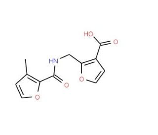 2-{[(3-Methyl-furan-2-carbonyl)-amino]-methyl}-furan-3-carboxylic acid - chemical structure image