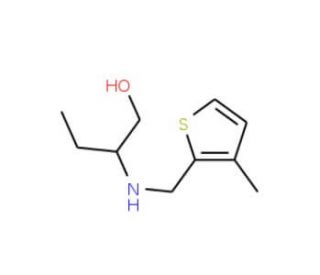 2-[(3-Methyl-thiophen-2-ylmethyl)-amino]-butan-1-ol - chemical structure image