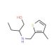 2-[(3-Methyl-thiophen-2-ylmethyl)-amino]-butan-1-ol - chemical structure image