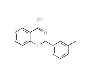 2-[(3-Methylbenzyl)oxy]benzoic acid - chemical structure image