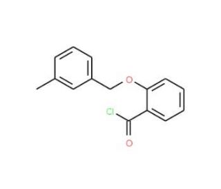 2-[(3-methylbenzyl)oxy]benzoyl chloride - chemical structure image