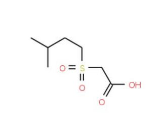 2-[(3-methylbutane)sulfonyl]acetic acid - chemical structure image