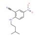 2-[(3-Methylbutyl)amino]-5-nitrobenzonitrile - chemical structure image