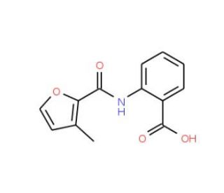 2-[(3-Methylfuran-2-carbonyl)amino]benzoic acid - chemical structure image
