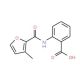 2-[(3-Methylfuran-2-carbonyl)amino]benzoic acid - chemical structure image
