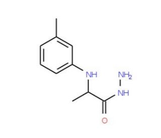 2-[(3-Methylphenyl)amino]propanohydrazide - chemical structure image