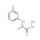 2-[(3-Methylphenyl)amino]propanohydrazide - chemical structure image